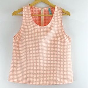 AINA BE CLOVER DESIGN PINK/WHITE TOP